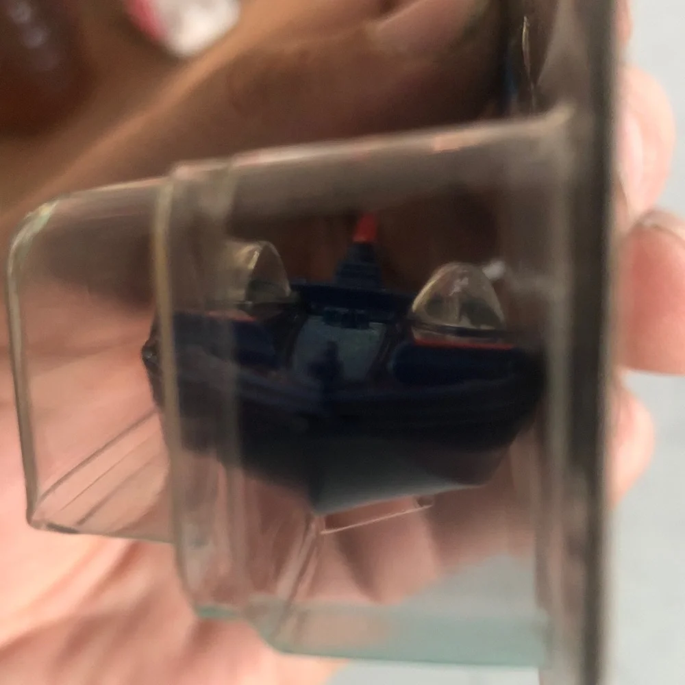 Mattel Hot Wheels 1966 Bat Boat - Blue and Red